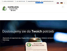 Tablet Screenshot of hotelkameleon.com